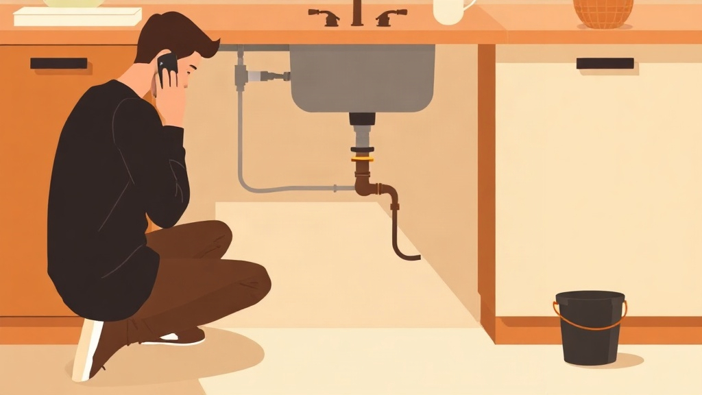 Dépannage d’une fuite sous évier